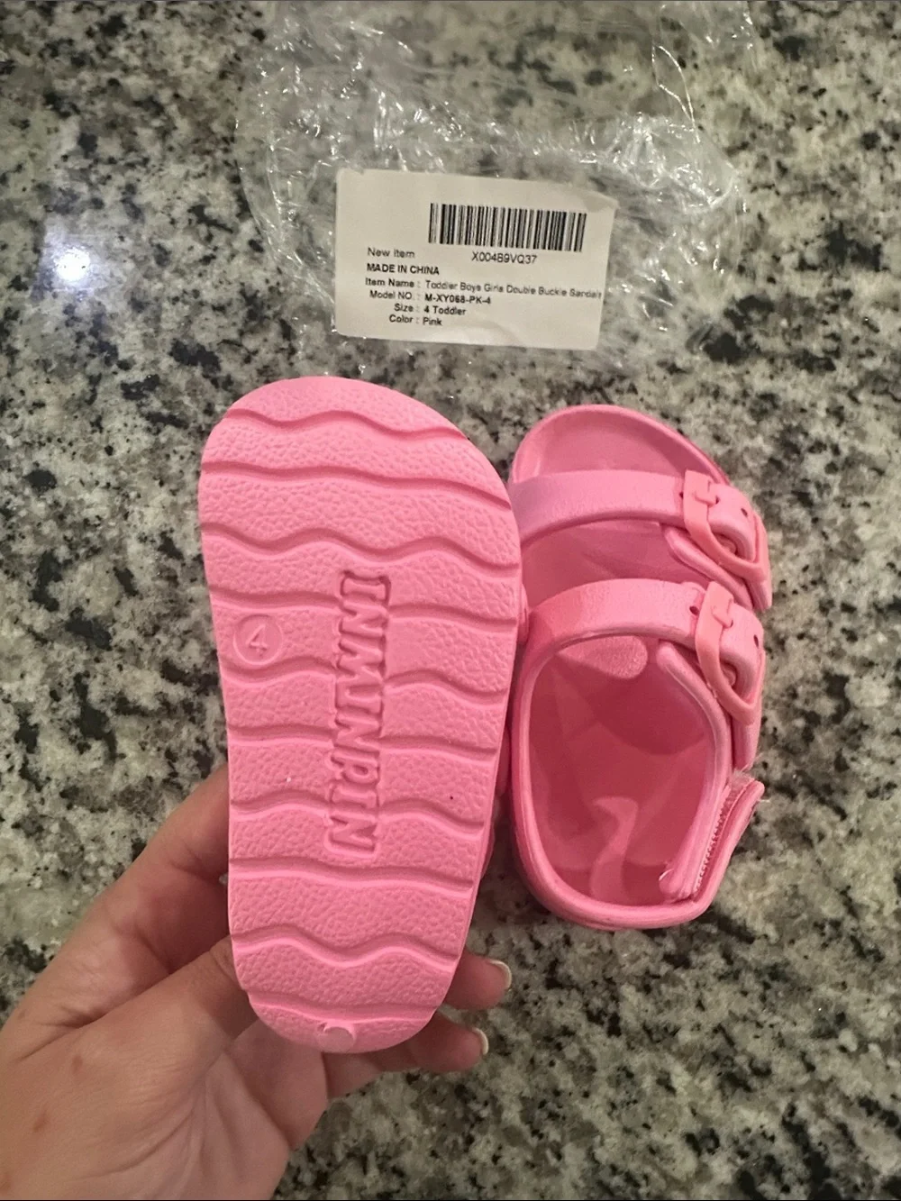 Toddler Pink Double-Buckle Sandals - Kids Shoes baby 4